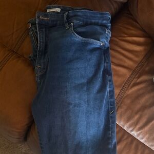 Good American Women's Skinny Jeans - Dark Blue
